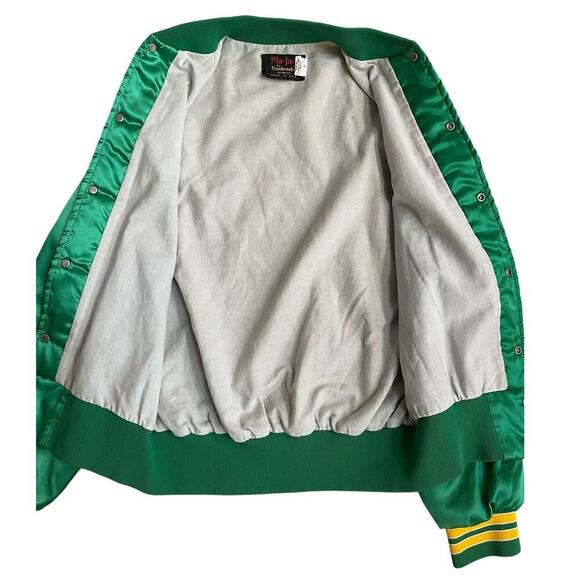 Rare Vintage Satin Varsity Oregon Marching Band Full Snap Jacket Made USA Sz M - Picture 6 of 14